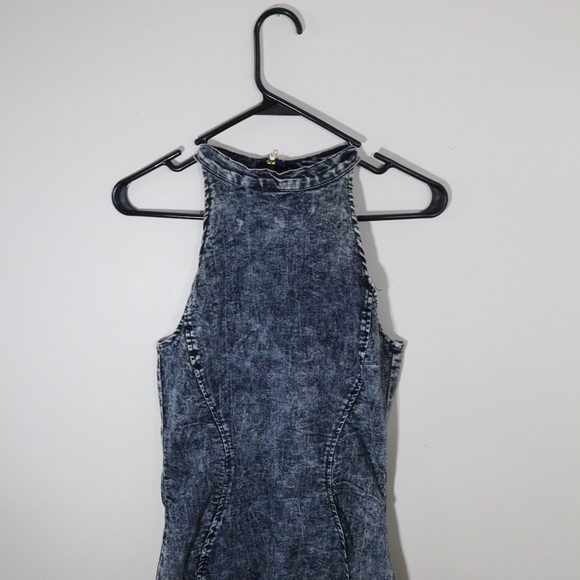 denim dress no sleeves